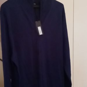 Mens zip cardigan sweater